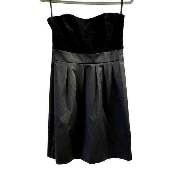 Banana Republic Strapless Above Knee & Mini Dress Black Size 6 - Picture 1 of 7